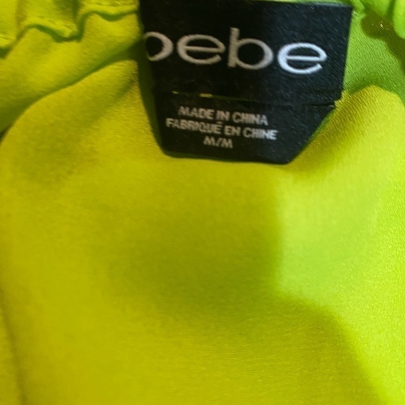 Bebe Dress Tank /Gold Chain Detail Size M **Tank Only* - Picture 7 of 8